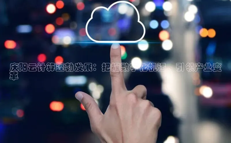 杏鑫注册开户中文在线庆阳云计算蓬勃发展：把握数字化机遇，引领产业变
革