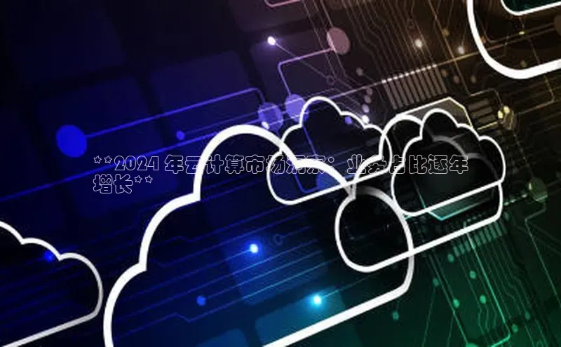 杏鑫新闻光魔科技**2024 年云计算市场洞察：业务占比逐年
增长**