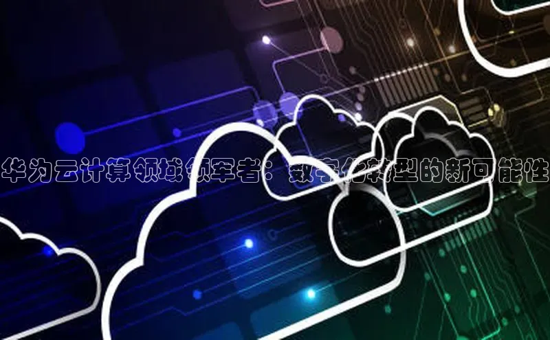 杏鑫平台注册官网美团华为云计算领域领军者：数字化转型的新可能性